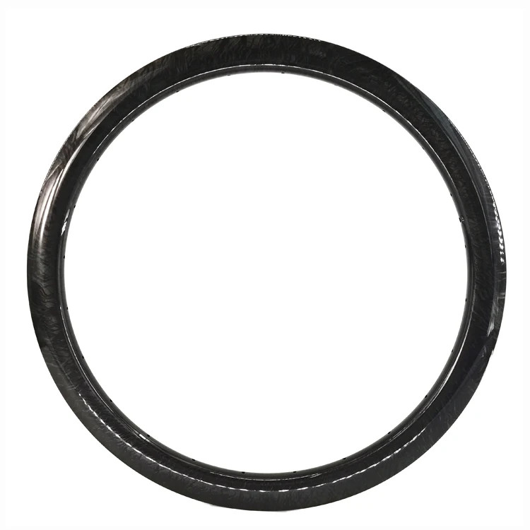700C 25mm Wide 45/55mm Depth Asymmetric Carbon Road Bicycle Rim Disc Brake Ring