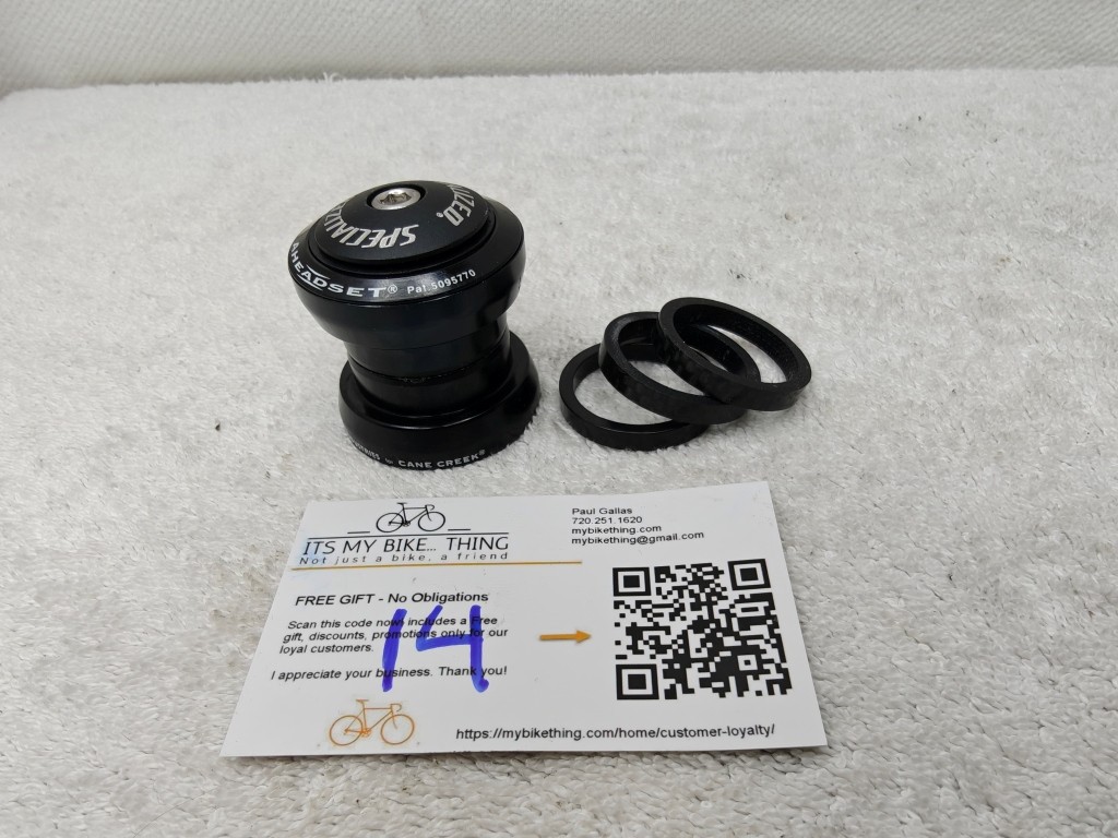 Cane Creek Aheadset 1-1/8″ Threadless Headset EC34 | Black | Complete