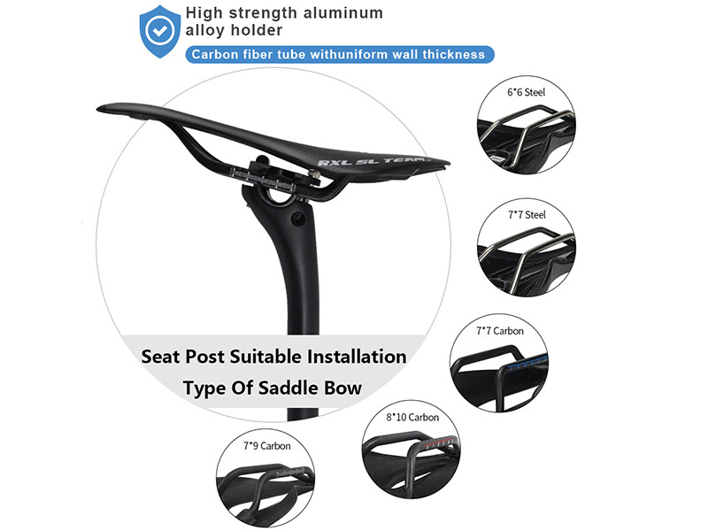 Carbon Bike Seat Post Offset 25mm Bicycle Saddle Seat MTB Seatpost USA Stock