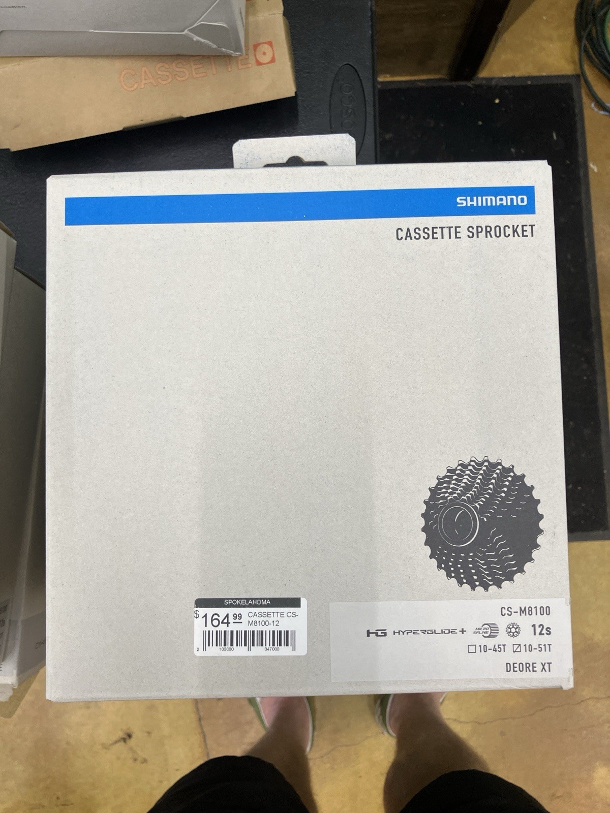 Shimano XT 12 Speed Cycle Cassette – Silver M8100 10-51t New
