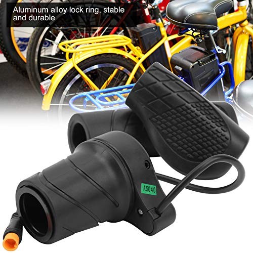 Electric Bike Throttle, Waterproof Half-Twist Non-Slip Grip Throttle Handle