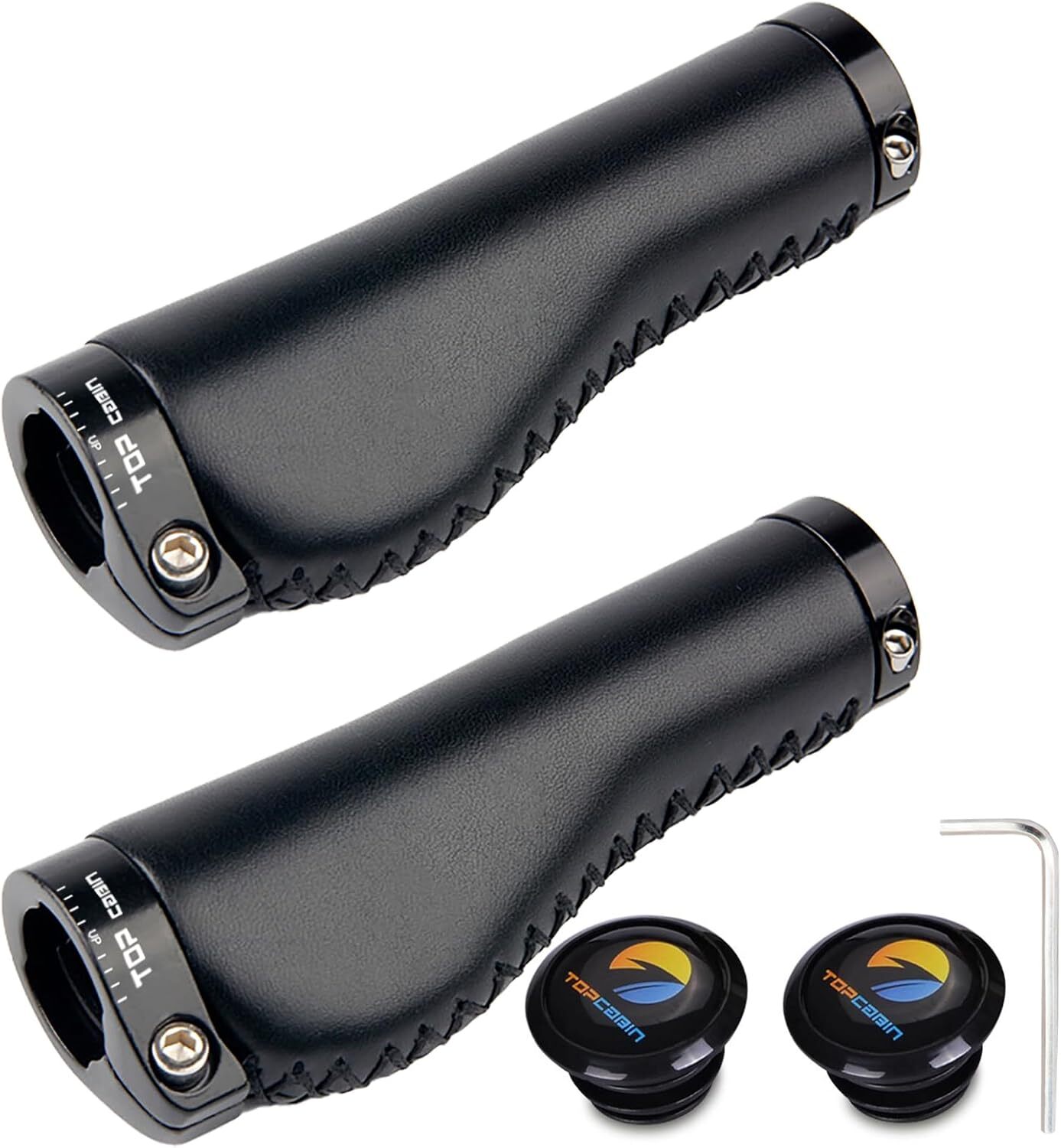 Aluminum Lock-on Ergonomic Bicycles Handlebar Grips for Mountain MTB BMX Bicycle