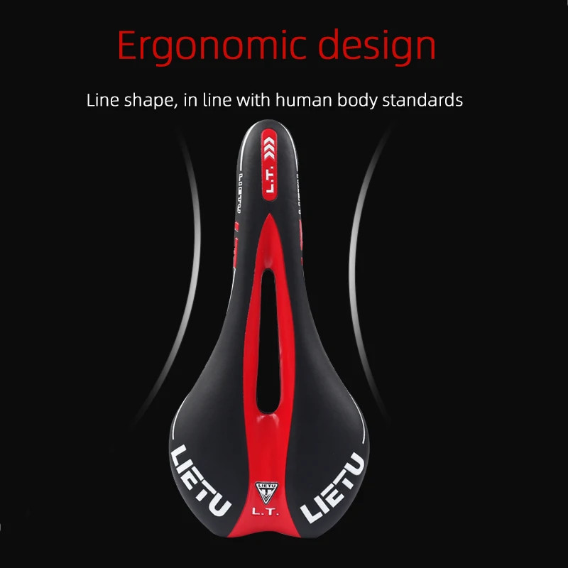 LIETU Bicycle Saddle MTB Road Bike Cycling Silicone Skid-Proof Saddle Seat Silic