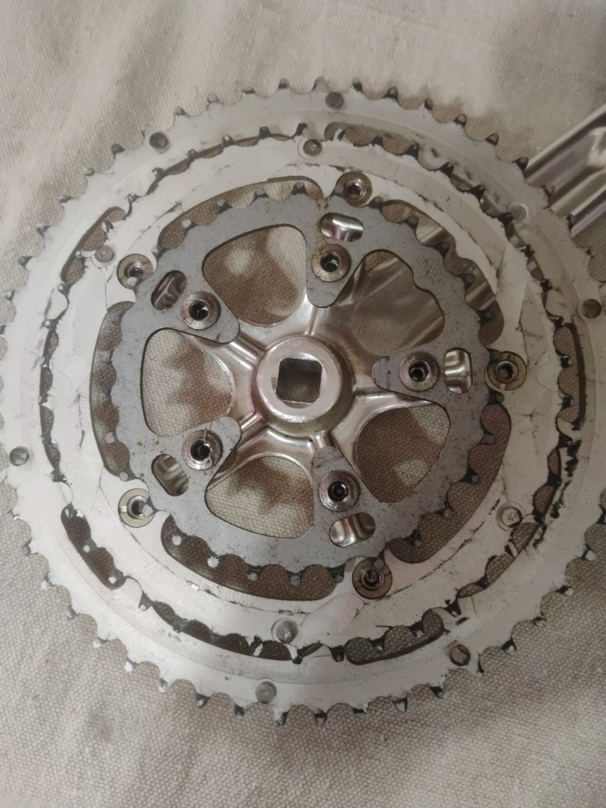 FSA Vero RPM Crankset 52/42/30T 172.5MM Arm Length Nice Condition