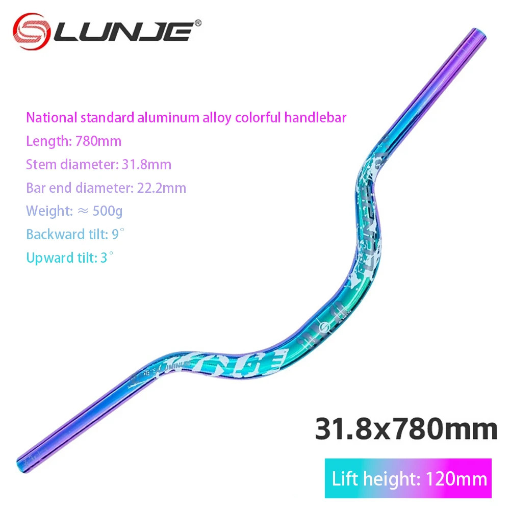 Mountain Bike Handlebar 31.8mm 720 – 780MM MTB Bicycle Riser Flats Handlebars
