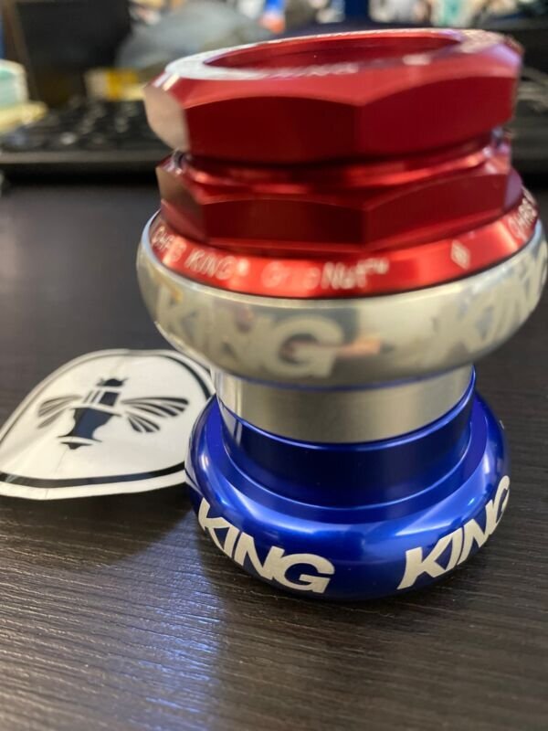 CHRIS KING GRIPNUT THREADED BOLD HEADSET 1-1/8″ BROMPTION NEW