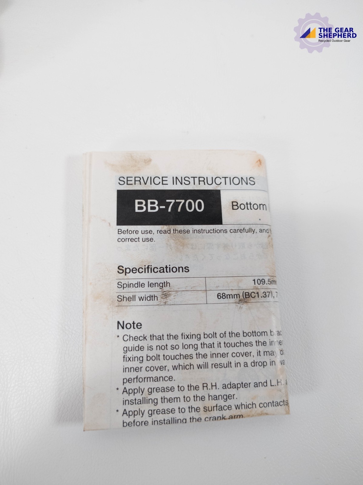 Dura Ace BB-7700 109.5