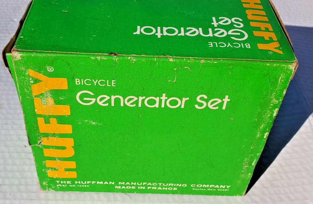 NOS Huffy Generator Head Tail Light Set Bicycle Screamer Murray Sears Spyder AMF
