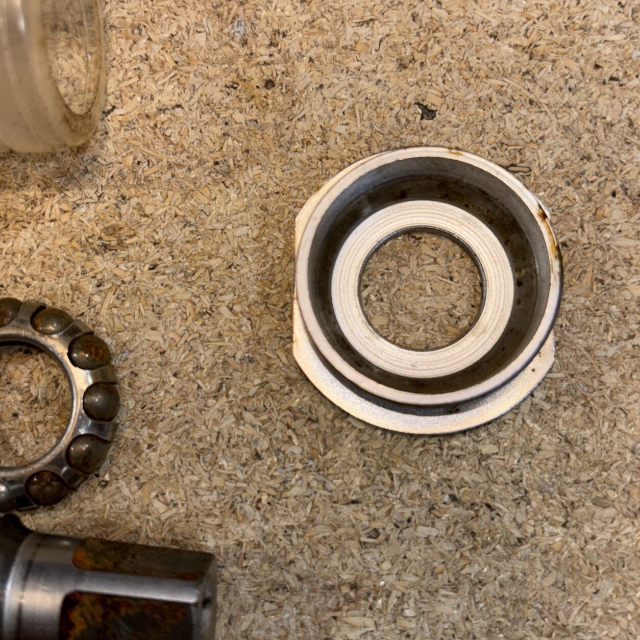 Vintage Campagnolo Super Record Bottom Bracket English Thread 109mm Hollow Axle