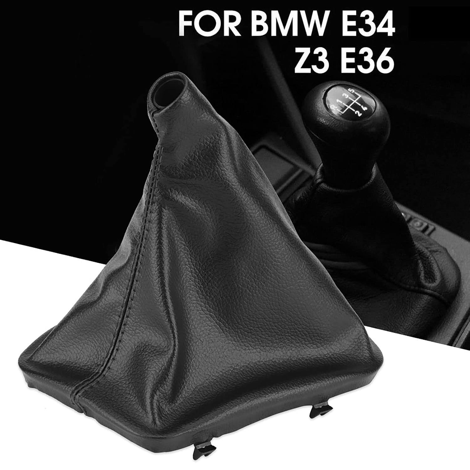 Left Hand Drive Auto Gear Shift Boot Manual Gear Stick Knob Cover Car Left