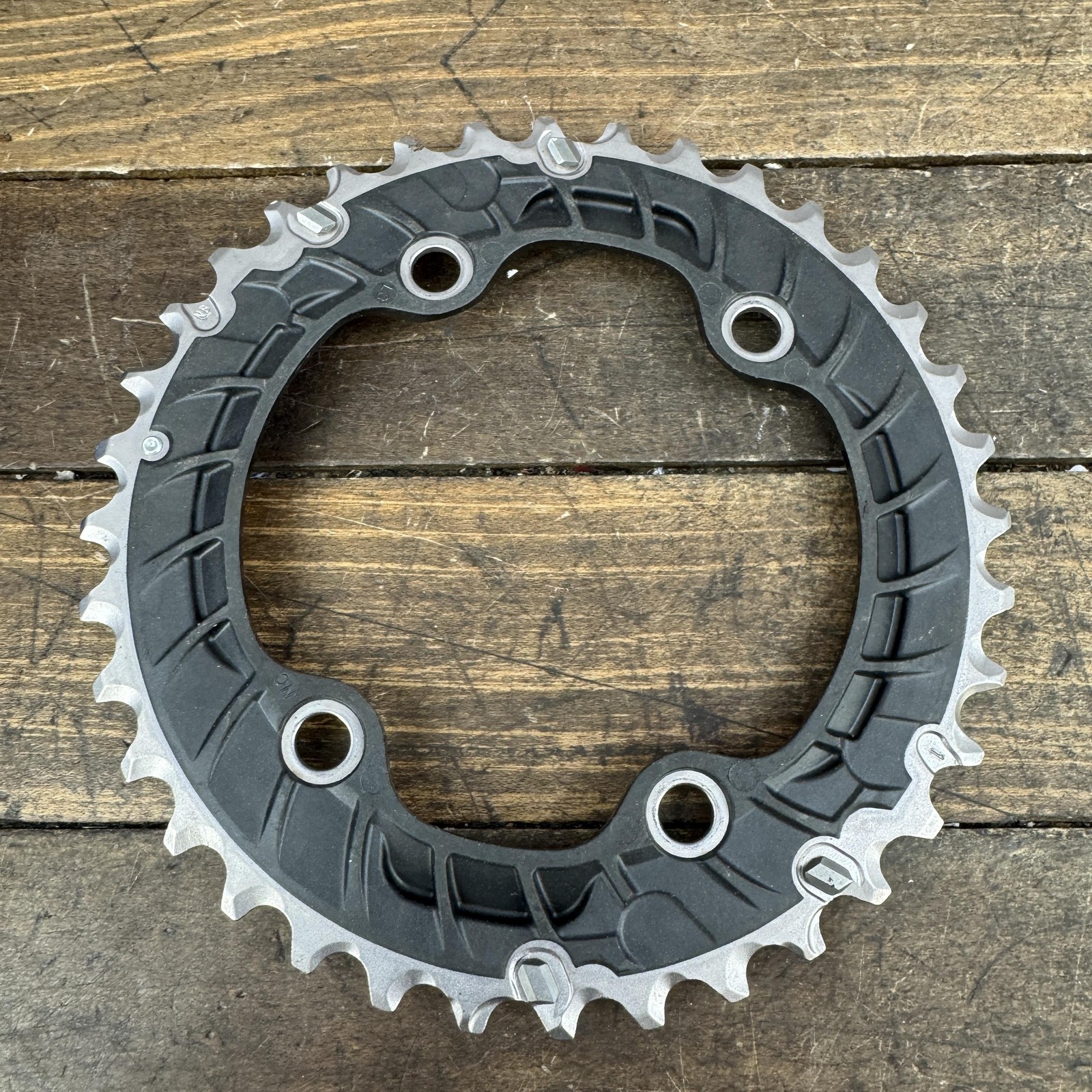 Shimano 36T Chainring DynaSys11 4-Arm Asymmetric Black MTB 36-26 BC Outer Ring