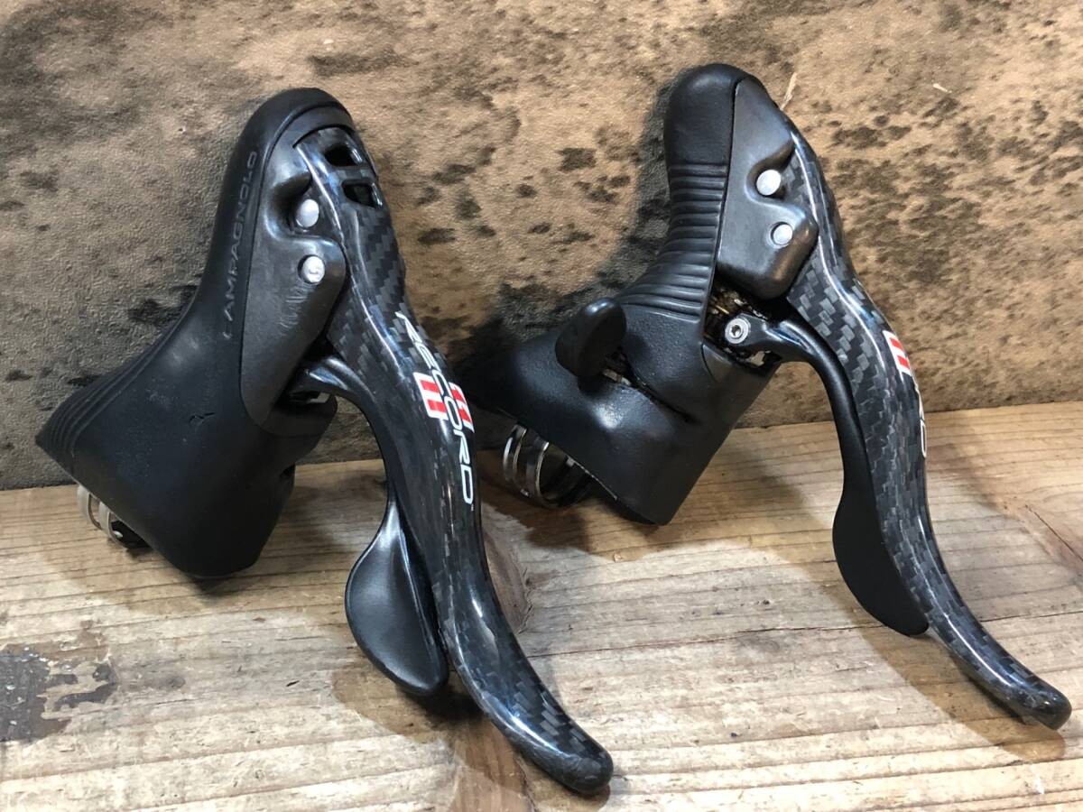 Campagnolo Record Carbon 11 Speed Ergopower Shifters Levers 2×11 Ultra ShiftRoad