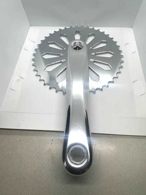 Alloy Steel Single Speed Square Tape Crank RIGHT SIDE ONLY 175mm 42T Track BMX