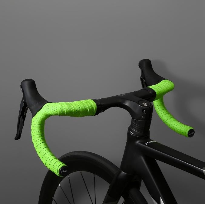 Anti- Slip Self-Adhesive Leather Handlebar Tape – Bar Grip Wrap for Road Bicycle
