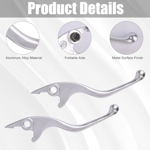 Pair Left and Right Handbrake Levers for Tuttio Soleil01 Dirt Bike, Aluminum