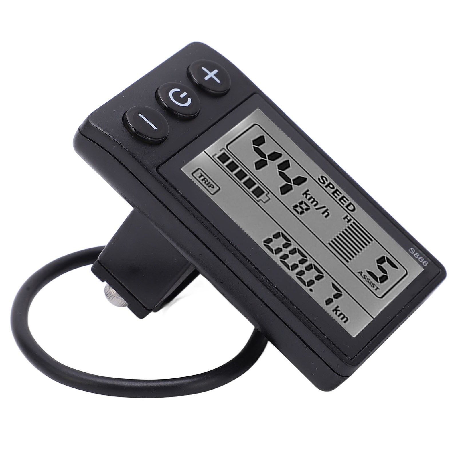 Electric Cycle S866 LCD Display Meter 24V 36V 48V Control Panel with Water Resis