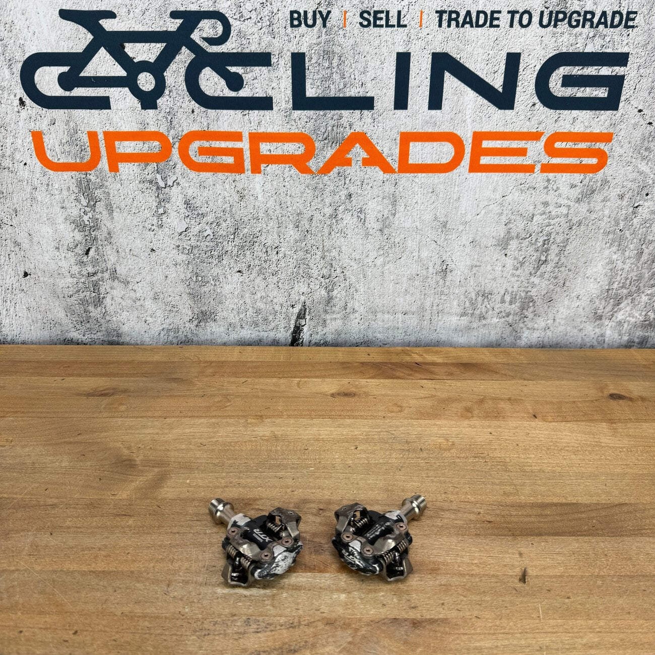 Shimano XTR PD-M970 Stainless Steel Spindle MTB Bike Clipless Pedals 328g