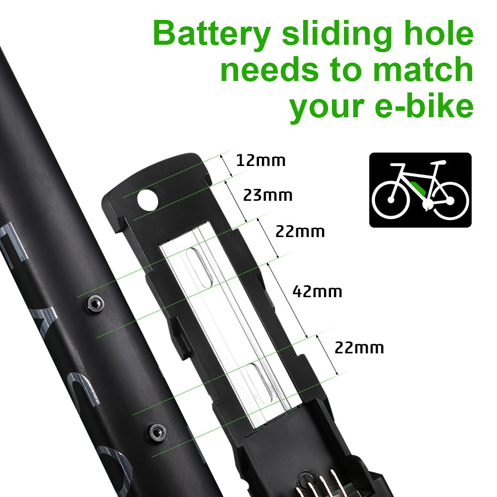 48V 36V 17.4AH Hailong Battery Electric Bike Battery 48V Ebike Lithium Battery