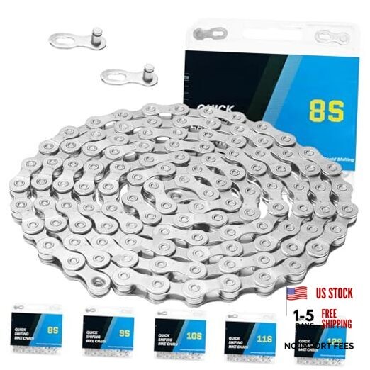 6/7/8/9/10/11/12 Speed Bike Chain – High-Strength, Durable & Smooth 6/7/8-Speed