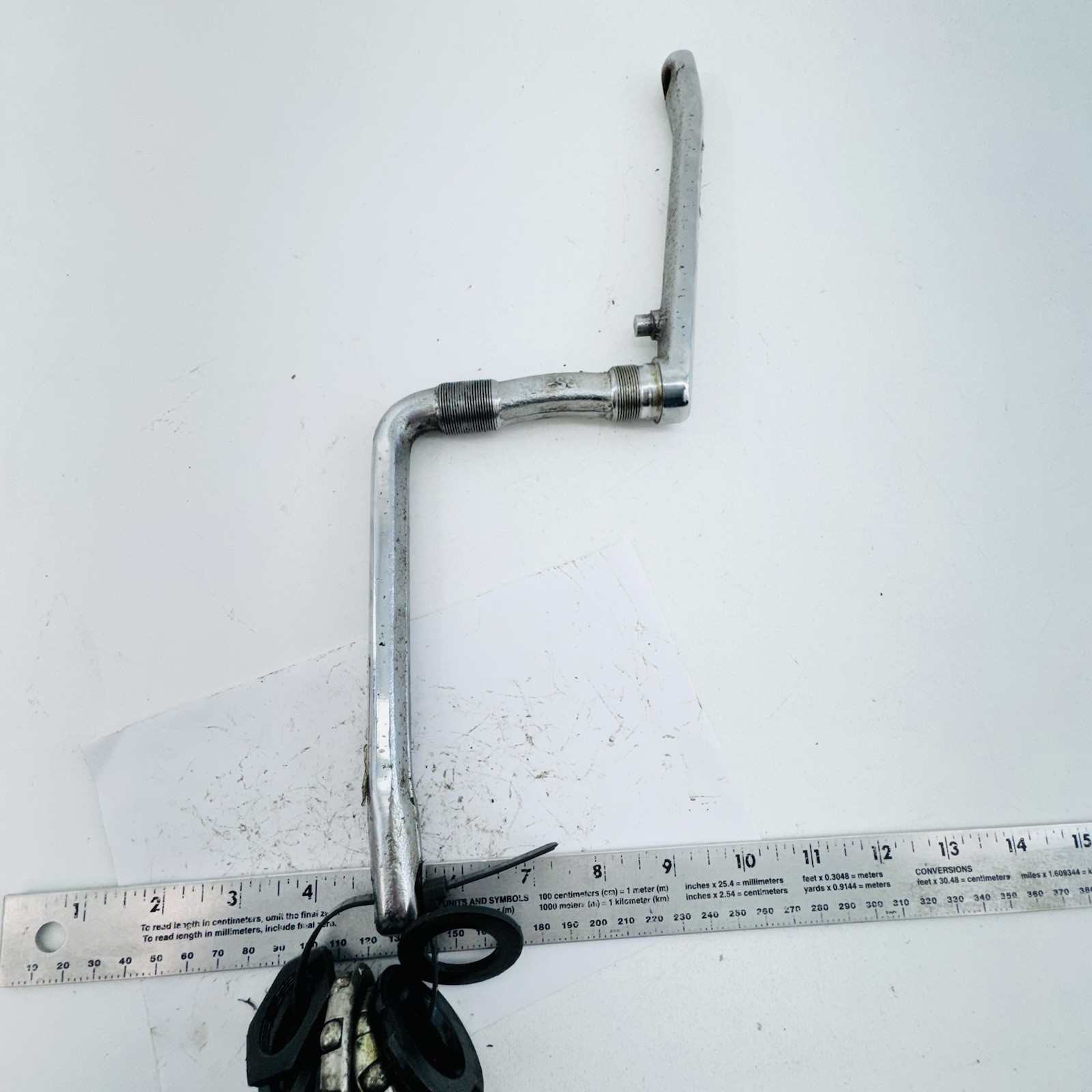 Vintage BMX Crank Set OPC 175 mm BMX Old School Steel SS175 1PC I/2 in A37