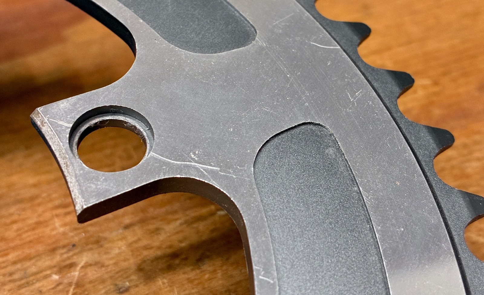 NOS Shimano XTR 52 Tooth Downhill Competition Chainring – 112 BCD 4-Arm – Japan