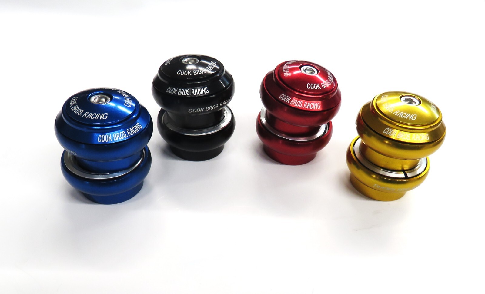 Cook Bros Racing Alloy Cupped Headset 1 1/8 in Threadless Sealed Bearing ABEC5