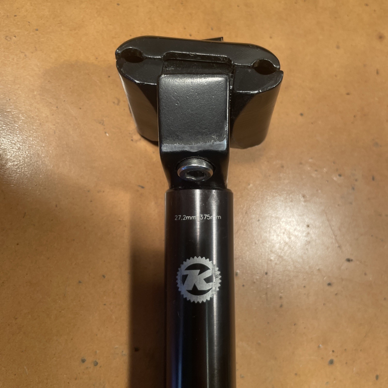 Kona Bicycles Alloy Seatpost 27.2mm Diameter x 375mm Black MTB Gravel Bike