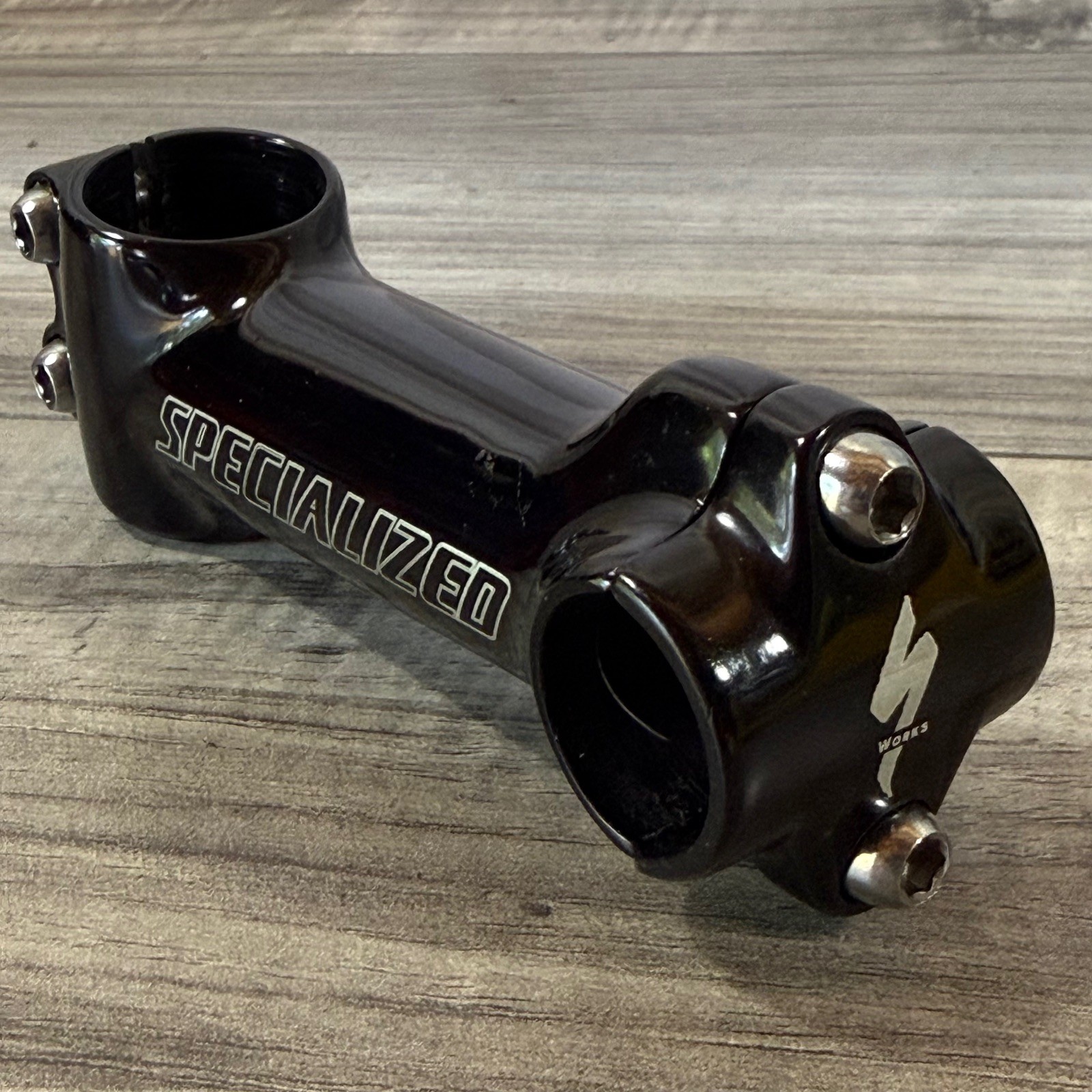 Specialized S-Works Gloss Black Threadless Stem  1 1/8 100 25.4 10 Degree CLEAN