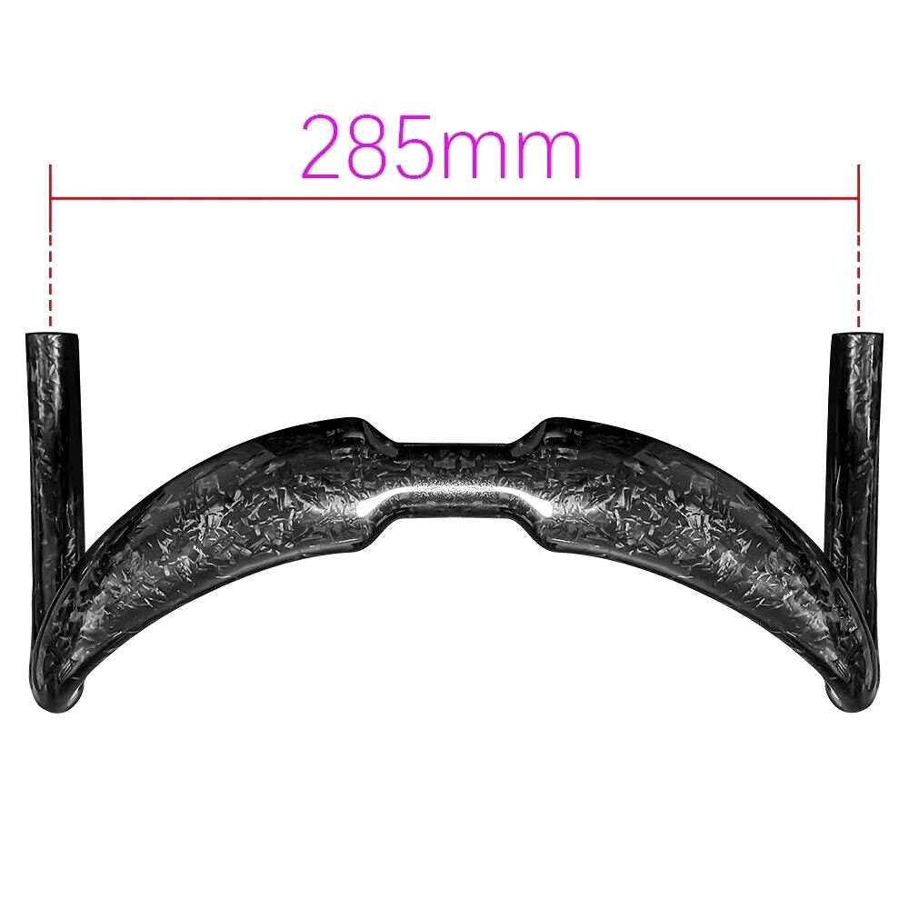 New 2025 Full Carbon Fiber Handlebar Track Bike TT UD Shiny Road Bicycle 285MM