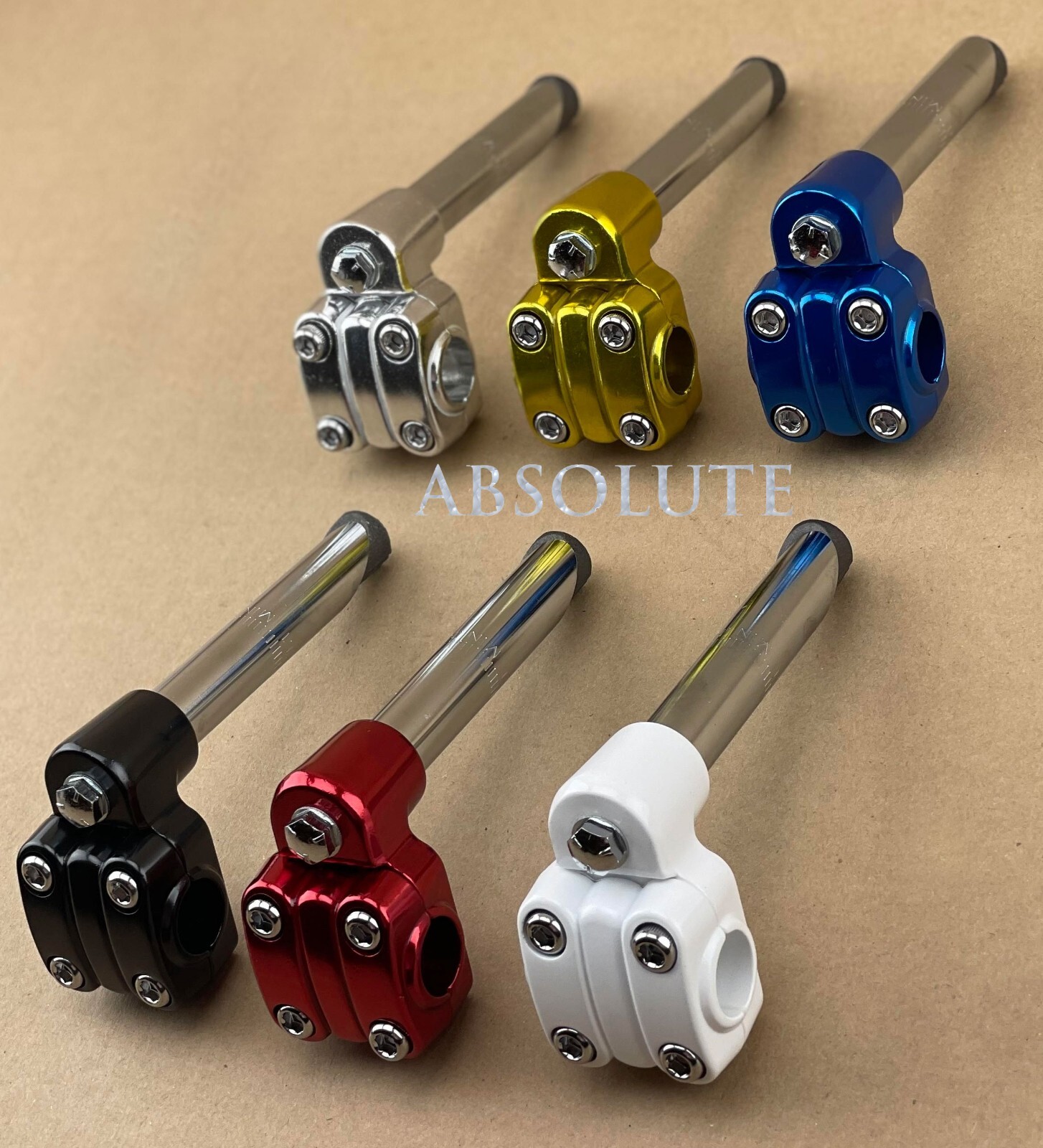 ALLOY 7/8″ 22.2MM OLD SCHHOL BMX BIKE 4 BOLT QUILL STEM VINTAGE CRUISER BICYCLE.