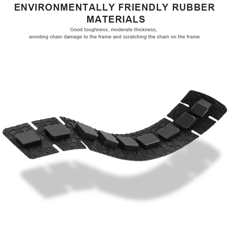 Bicycle Chainstay Protector Pad MTB 3D Silicone Chain Stay Frame Guard for Road