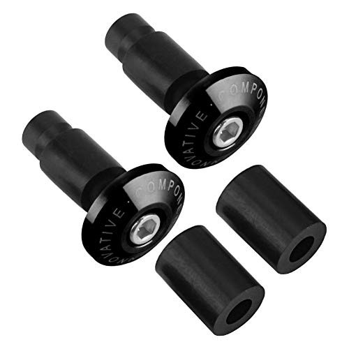 Motorcycle Handlebar End Slider Plug for Racing ATV Offroad 22mm 7/8inch Black