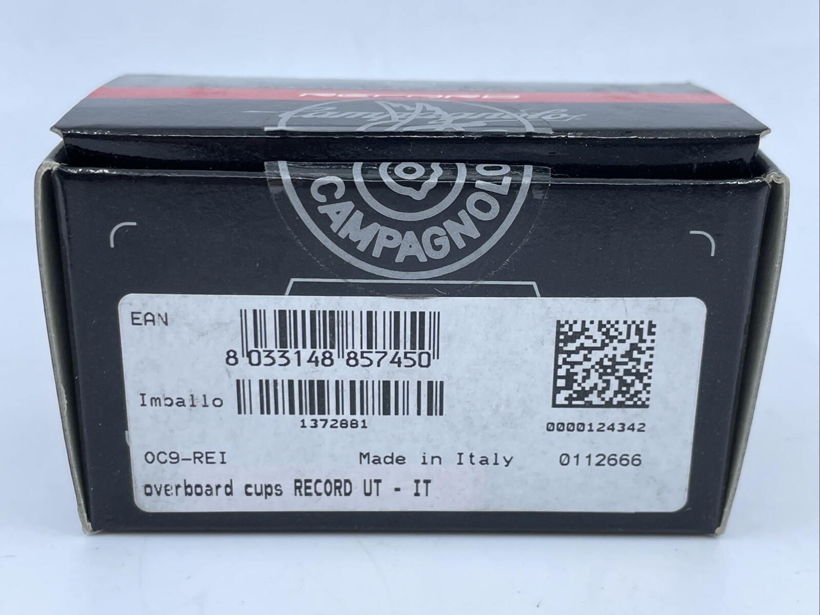 NEW NOS Campagnolo Record Ultra Torque ITALIAN THREAD Bottom Bracket OC9-REI