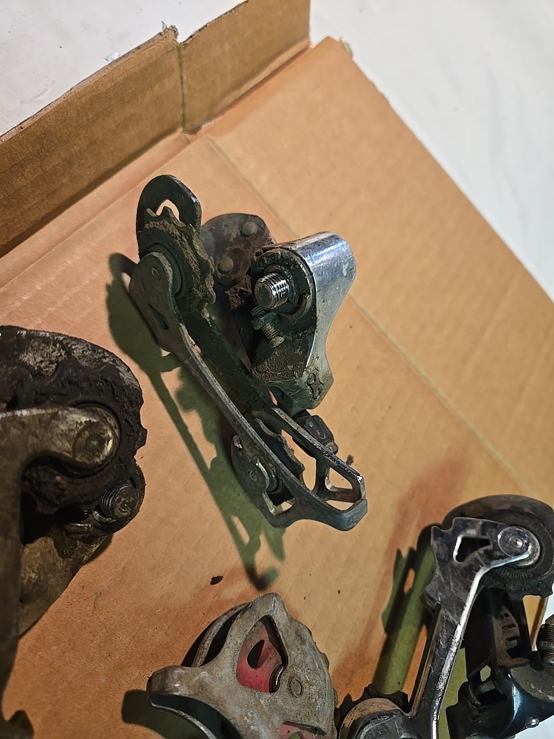 Lot Of 7 Various Rear Derailleurs For Parts Bike Bicycle