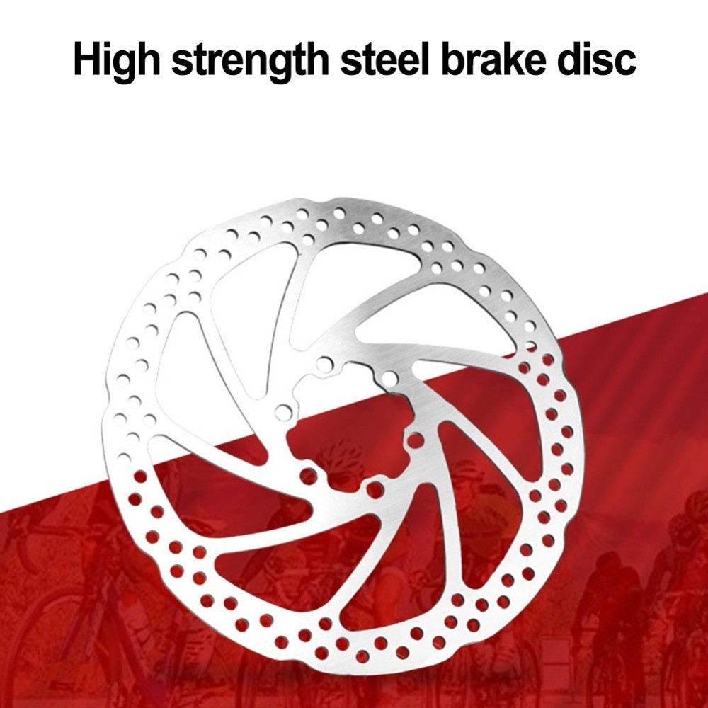 For E Bikes 160MM 180MM Standard 6 Hole High Hardness Steel Disc Brake