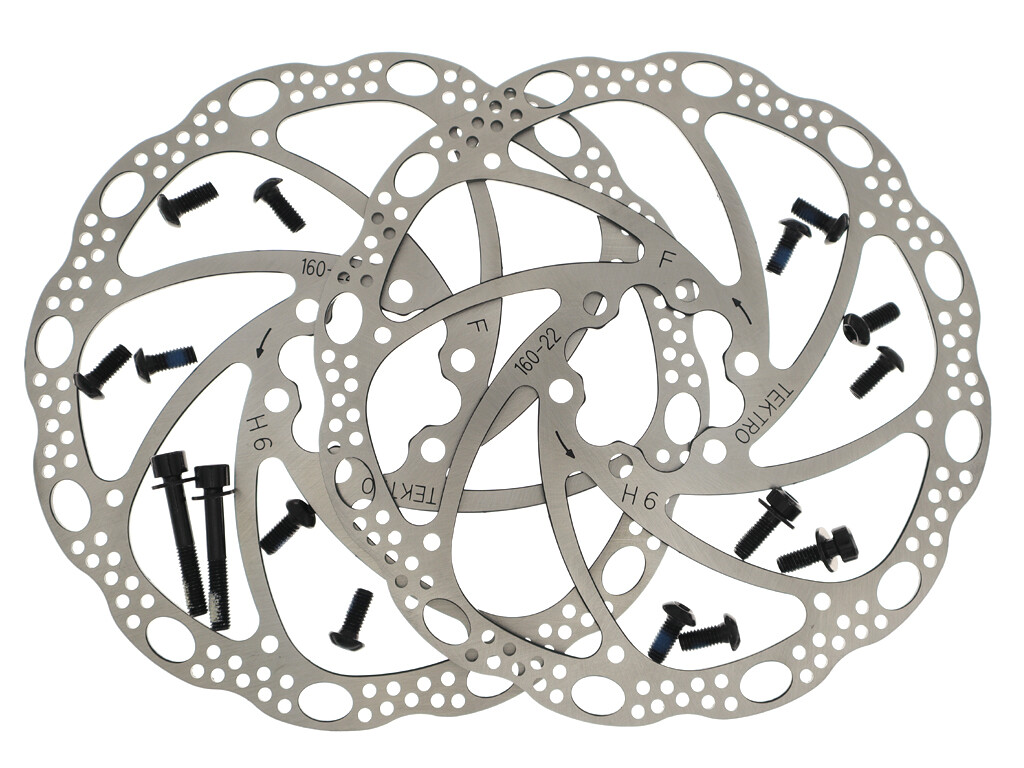 Tektro MD-C550 Dual-Piston Road Flat Mount Disc Brake Set F&R w/ 160mm Rotor