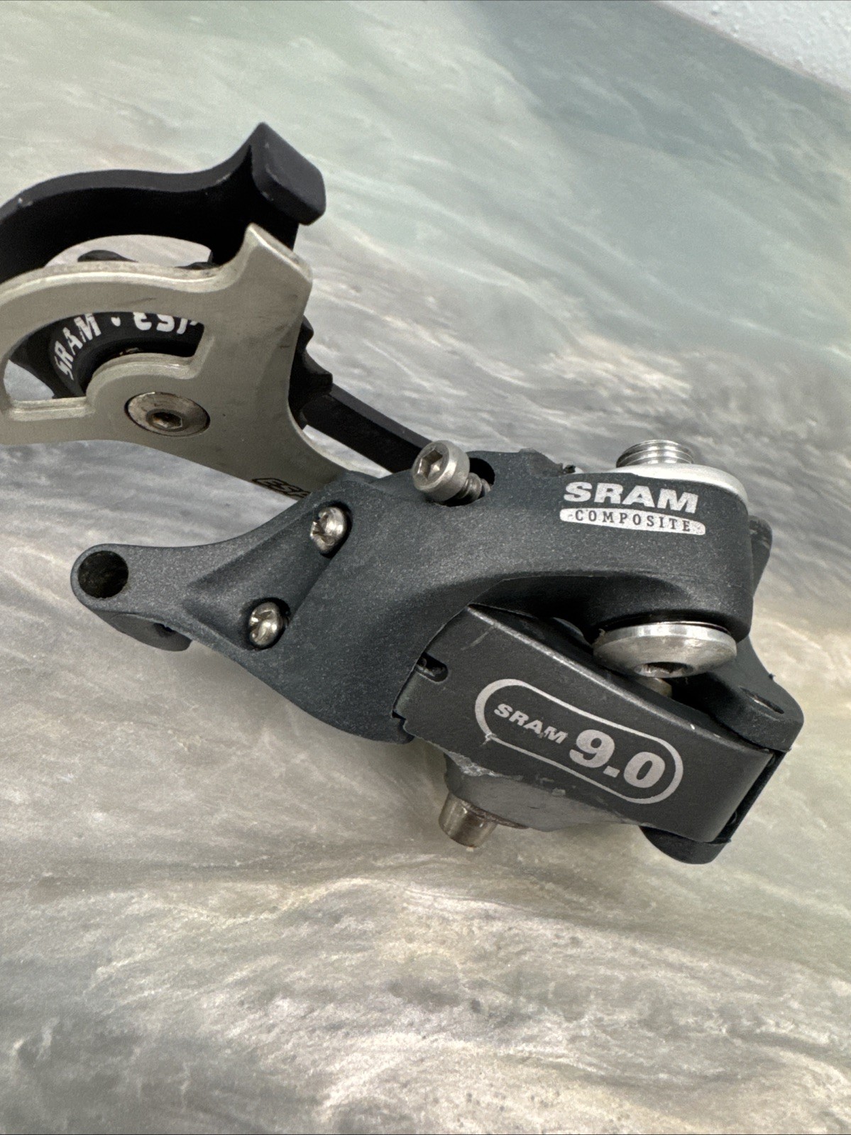SRAM ESP 9.0 Rear Derailleur Carbon Composite Long Cage 90’s MTB #103