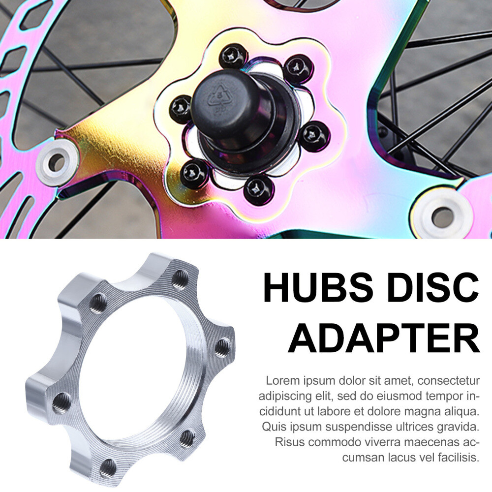 6 Pcs Adapter Center-Lock Hubs 6-Bolt Brake
