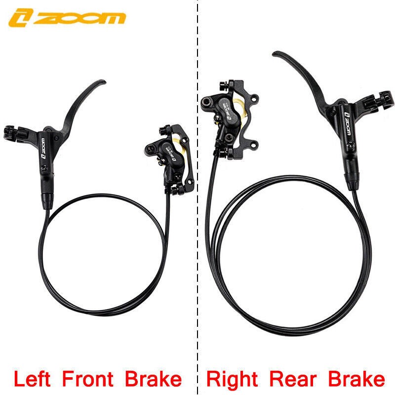 ZOOM 4-Piston Mountain Bike Hydraulic Disc Brake BMX Left Front Right Rear 160mm