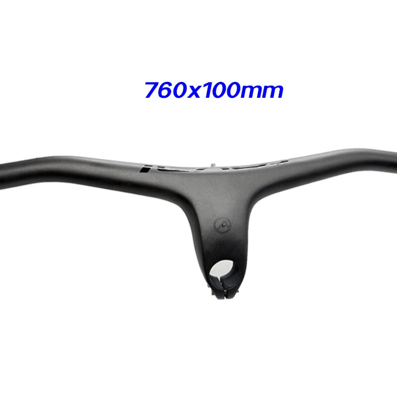 XC MTB Carbon Fiber Integrated Handlebar 660-780mm 28.6mm Bicycle Riser Bar Part