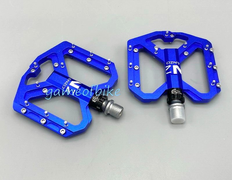 Non-Slip 9/16″ Road Bike Pedal Flat Platform MTB Fixie Bicycle Pedals 3 Bearings