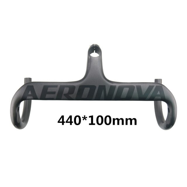 400/420/440mm Bicycle Integrated Handlebar Carbon Fiber Road Bike Drop Bar