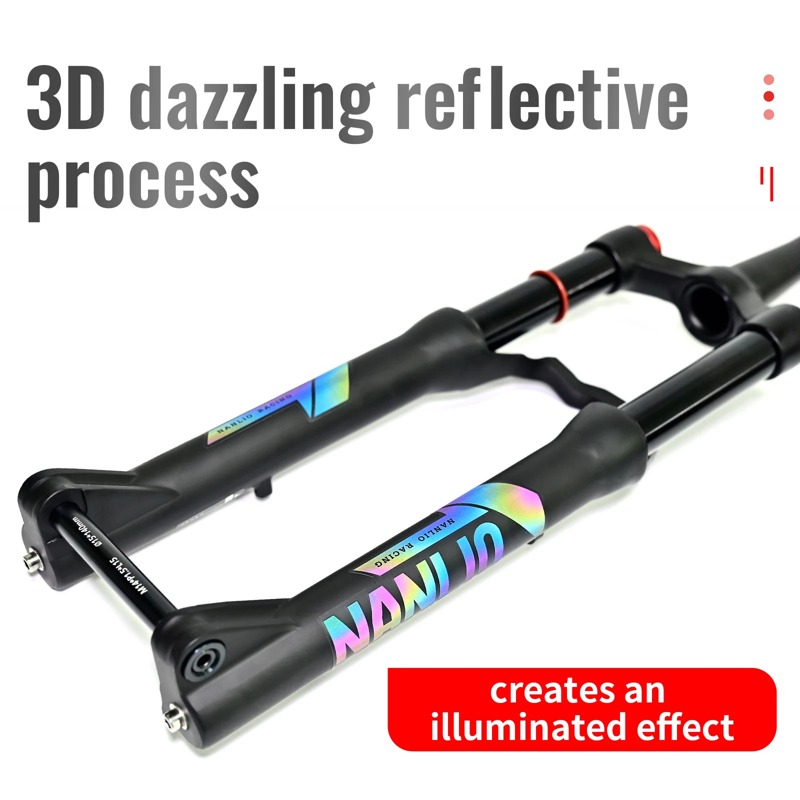 Youth Kids’ Mountain Bike Suspension Fork 20 24er 100-140mm Travel Oil Gas Fork
