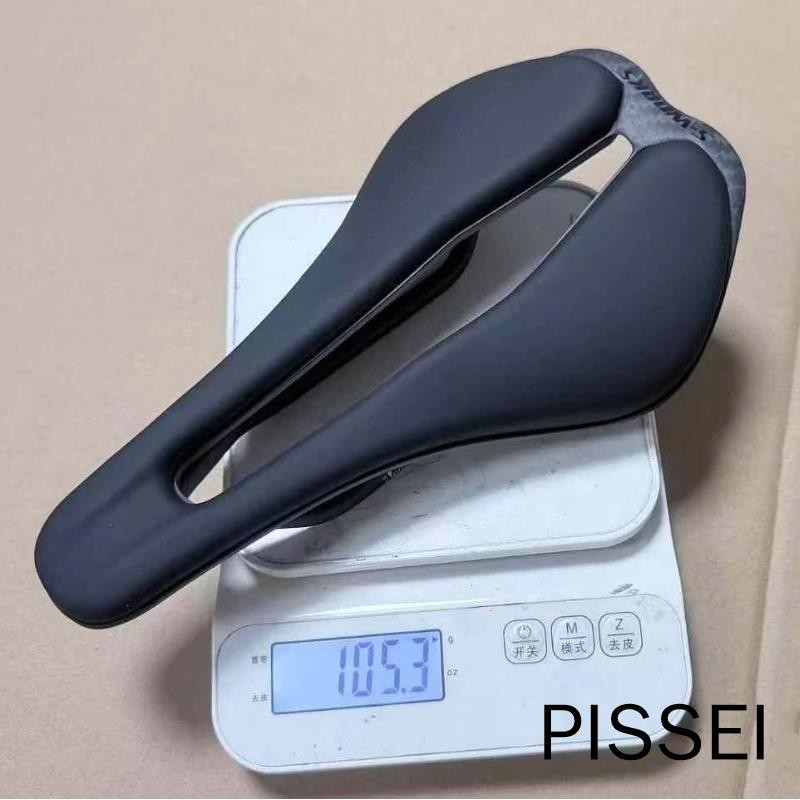 S-WORKS 3D Printed Carbon Fiber Ultra-Light Bike Saddle, Oval Carbon Rails 7*9mm