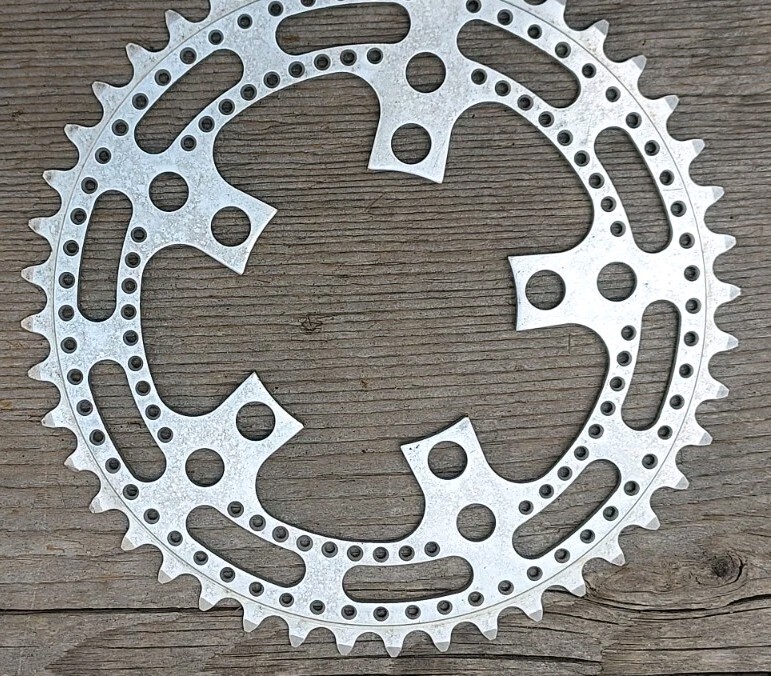 Vintage Stronglight Chainring 44t Drillium 86mm BCD – Eroica Bike