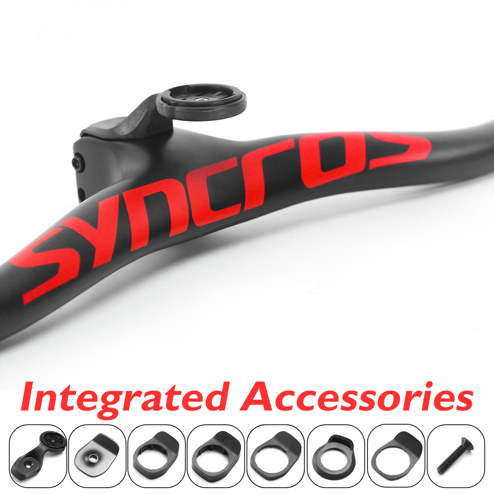 -8 -17 -25 Degree Carbon Fiber Mountain Bike Integrated Handlebar 70*740mm