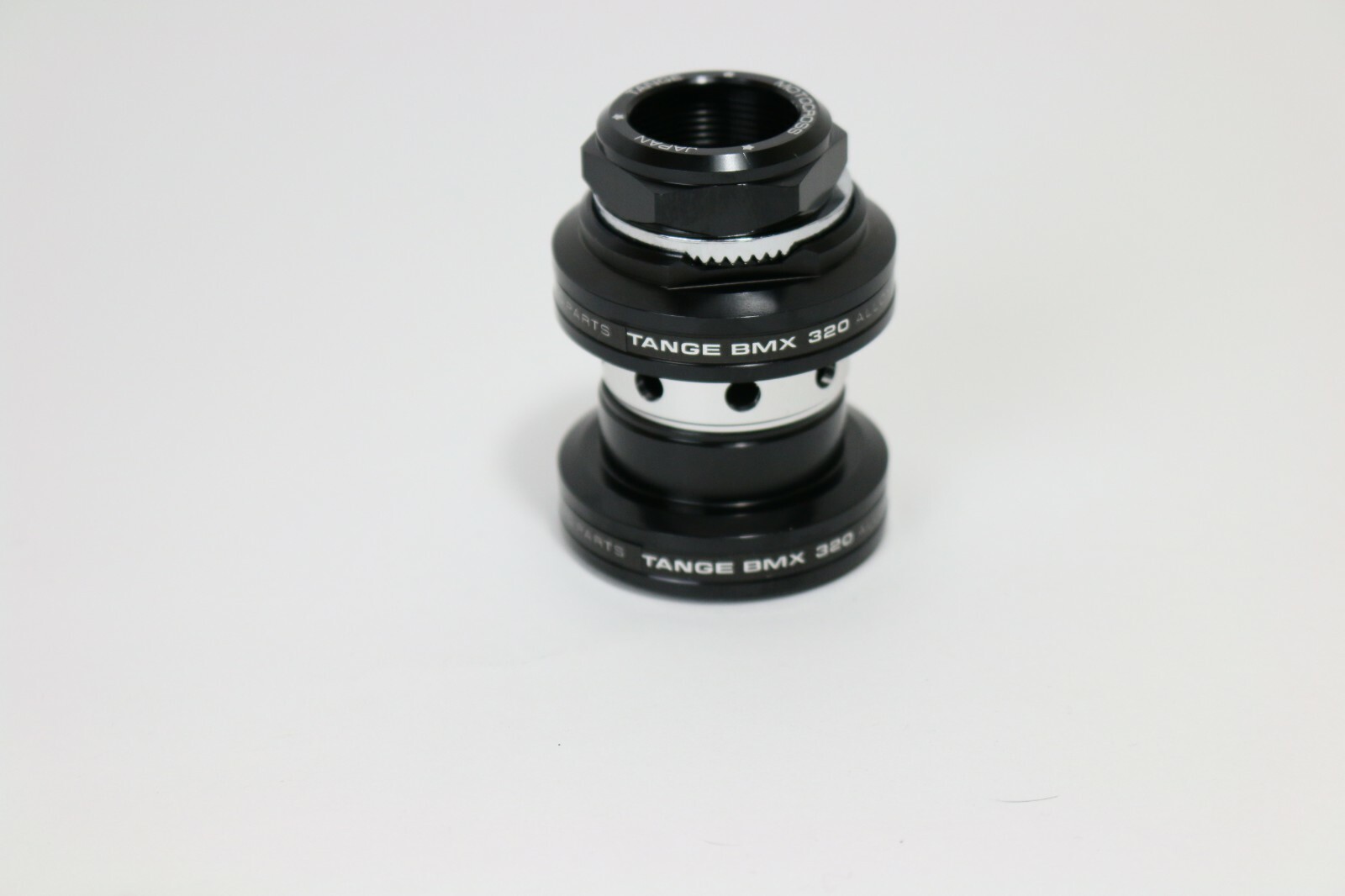 Tange MX 320 headsets Black Anodized 1″ threaded old school BMX NIB