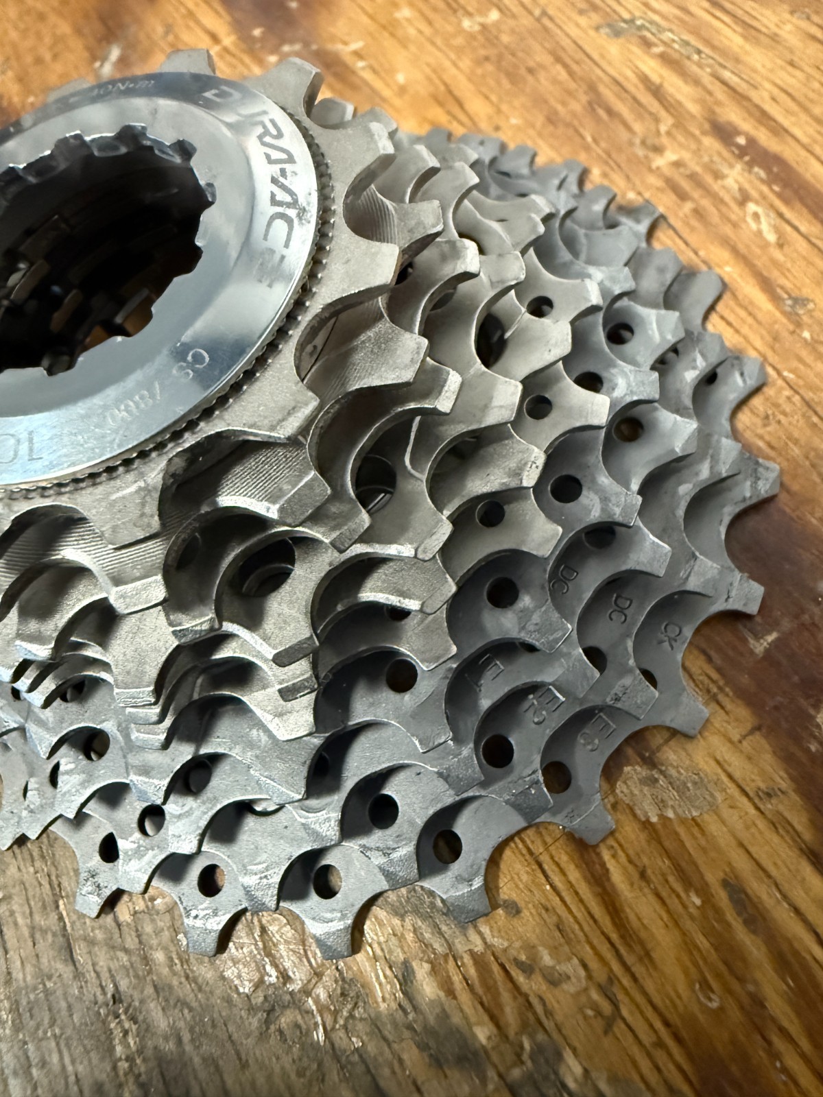 Shimano Dura Ace CS 7800 Titanium 10 Speed 12-25T Cassette LOW MILES