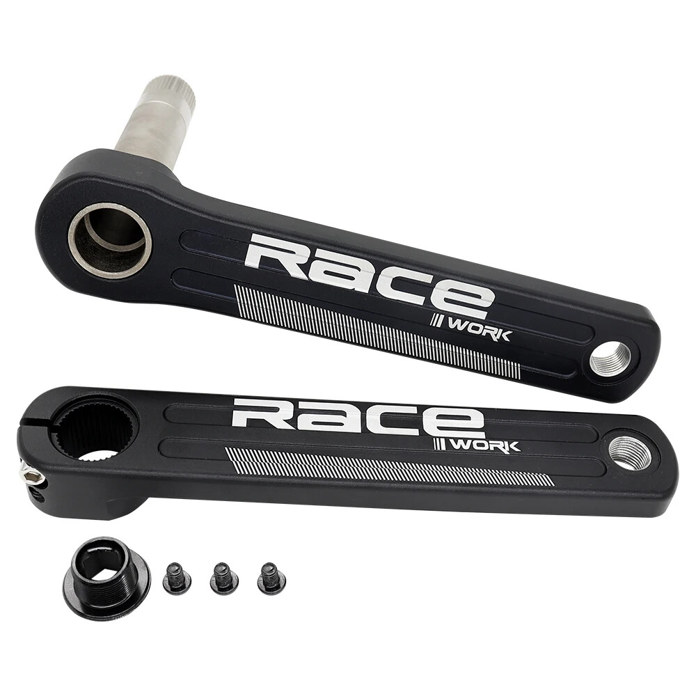 Road Bike Crankset 170/172.5/175mm Crank Arm with Single Sprocket Bottom Bracket