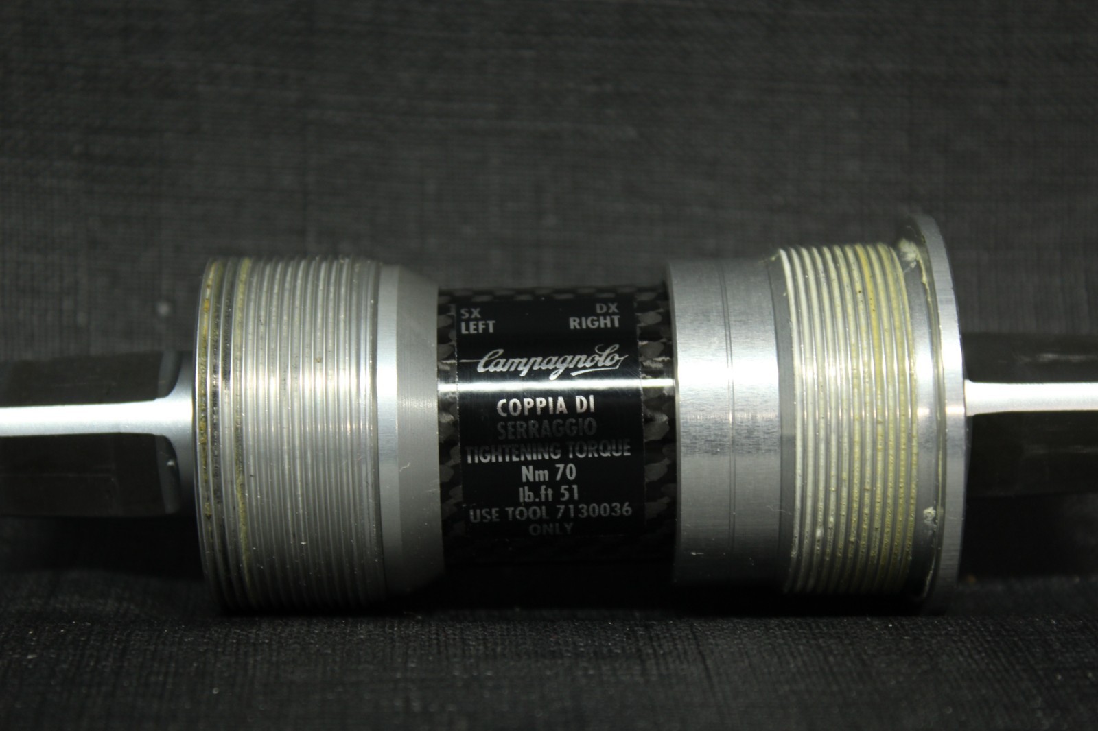 FANTASTIC Campagnolo Record Carbon Square Taper Bottom Bracket English 112mm BB